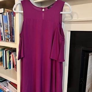 Plum Cut out dress